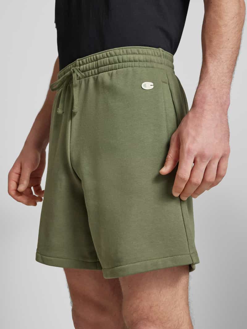 Champion Relaxed fit sweatshorts met logobadge model 'Sustainable'