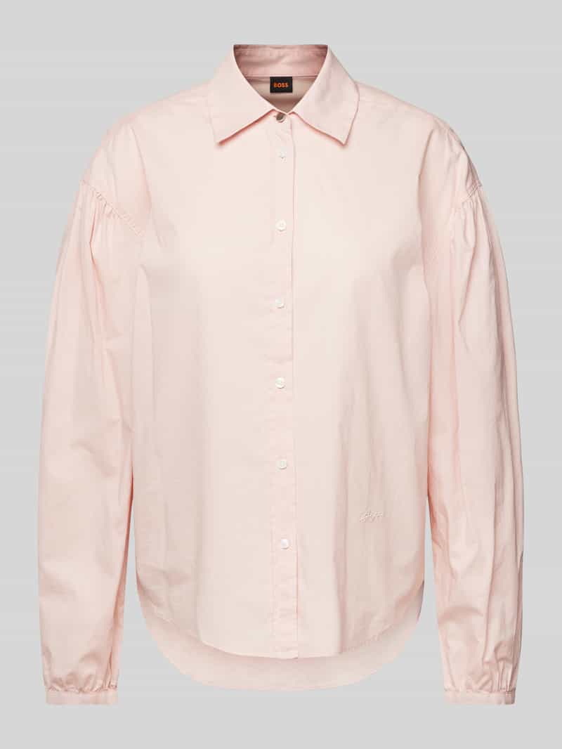 Boss Orange Relaxed fit blouse met ballonmouwen model 'Barby'