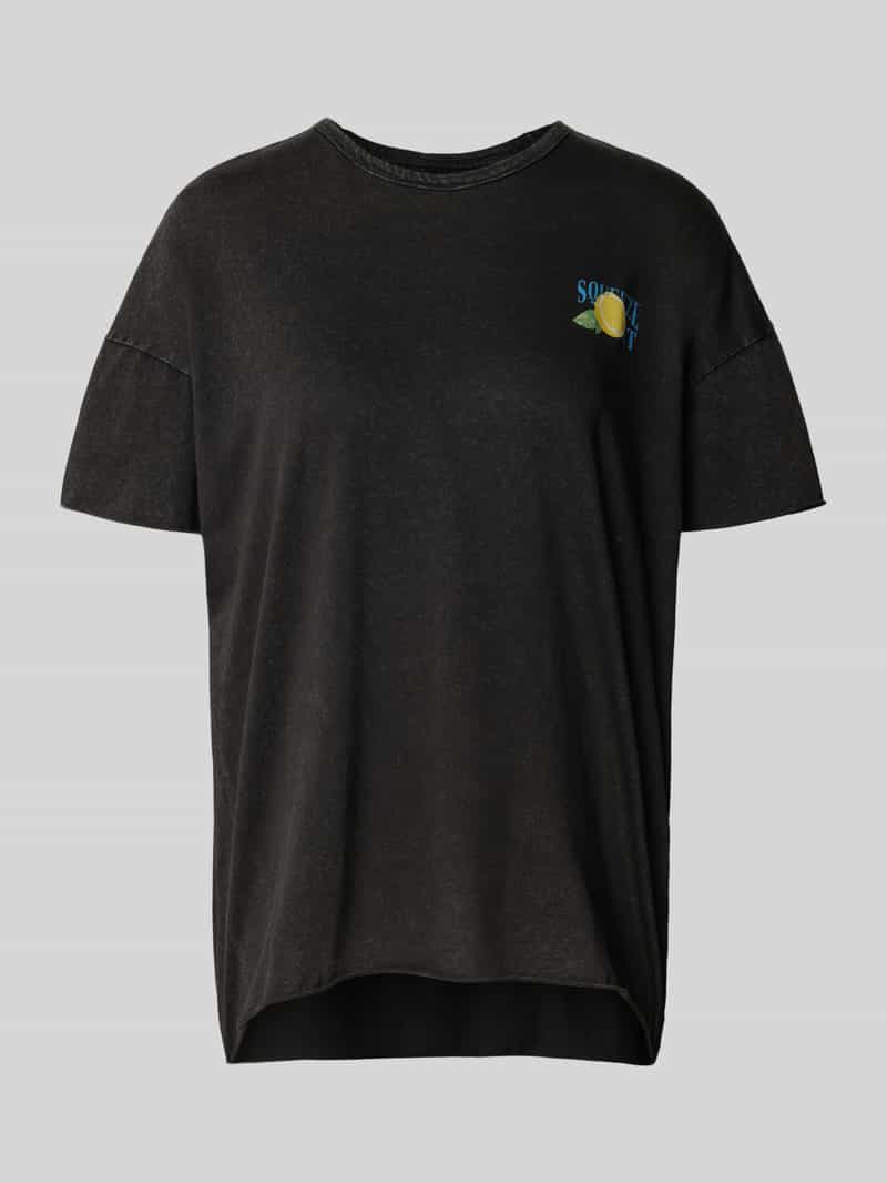Only Oversized T-shirt van puur katoen model 'RIE LIFE'