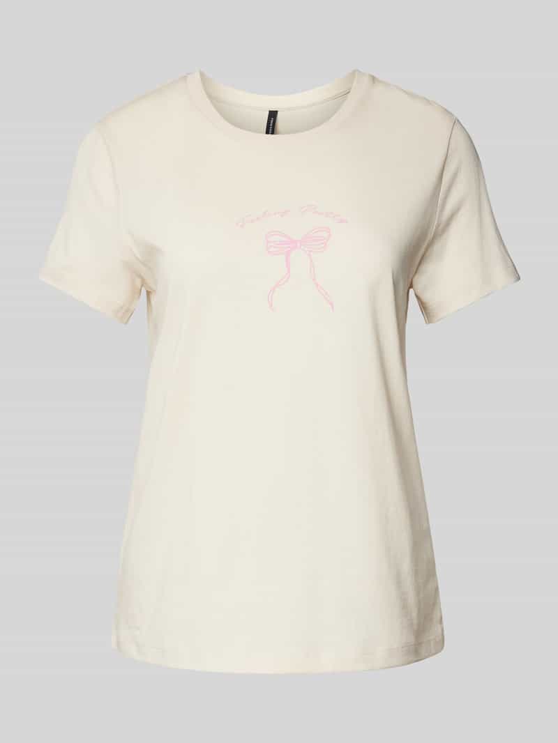 Vero Moda Regular fit T-shirt van puur katoen model 'VANESSA'