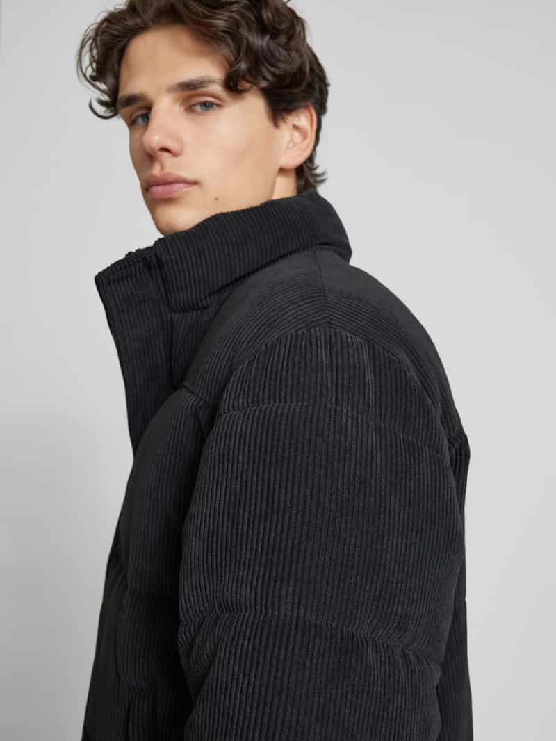 Redefined Rebel Gewatteerd jack met opstaande kraag model 'MOSES'