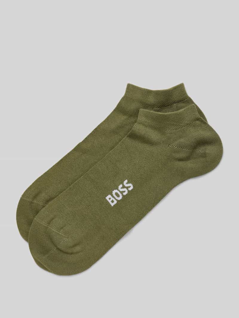 Boss Sneakersokken van katoenmix in een set van 2 paar