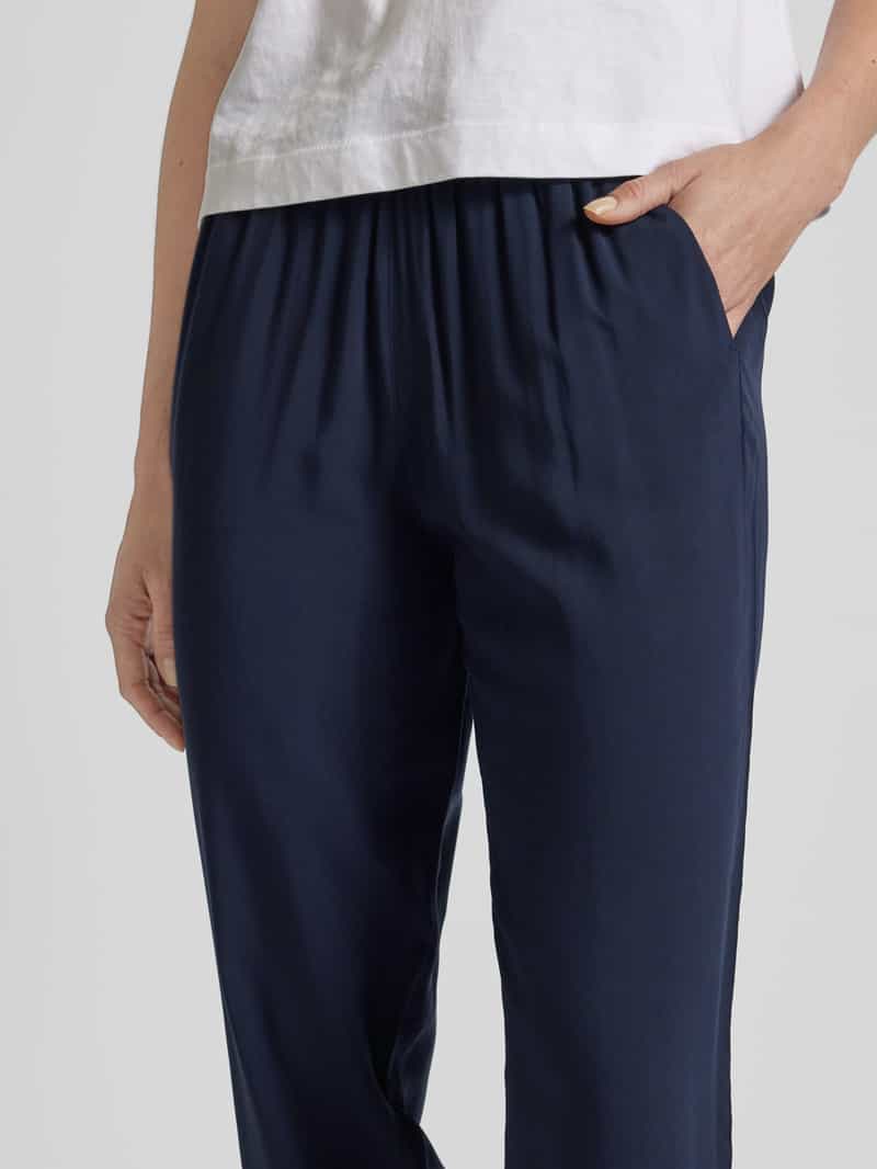 s.Oliver RED LABEL Stoffen broek van viscose met elastische band