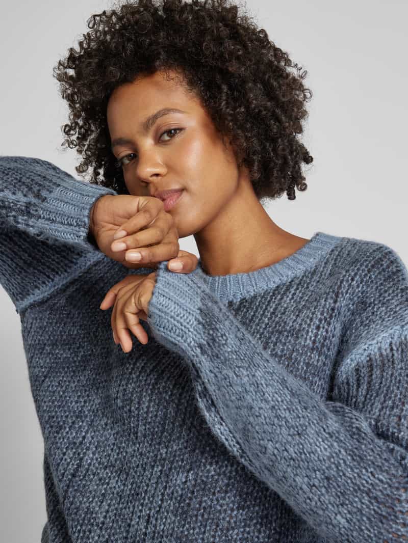LUISA CERANO Gebreide pullover met extra brede schouders
