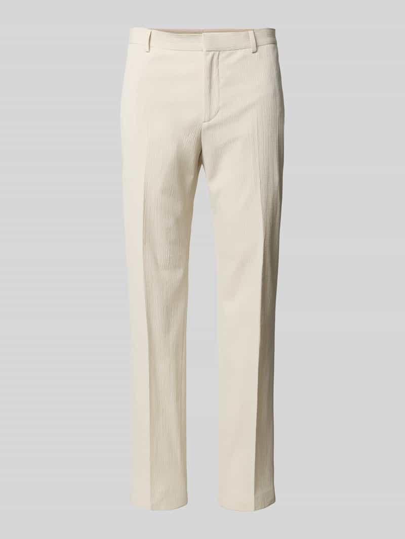 CK Calvin Klein Regular fit pantalon met structuurmotief