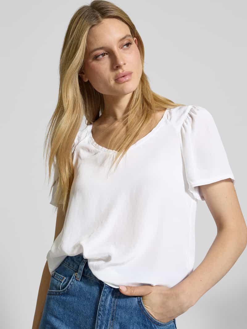 Marc Cain Regular fit blouseshirt met V-hals