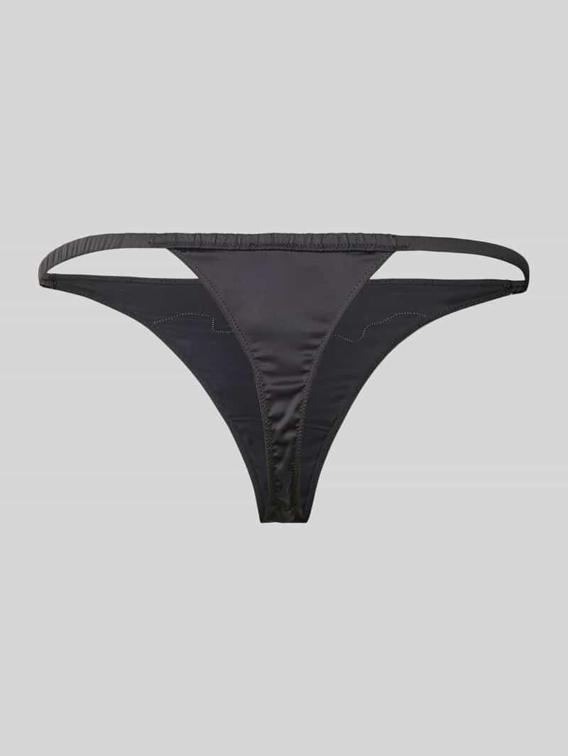 Jake*s Casual String met fijne kanten rand