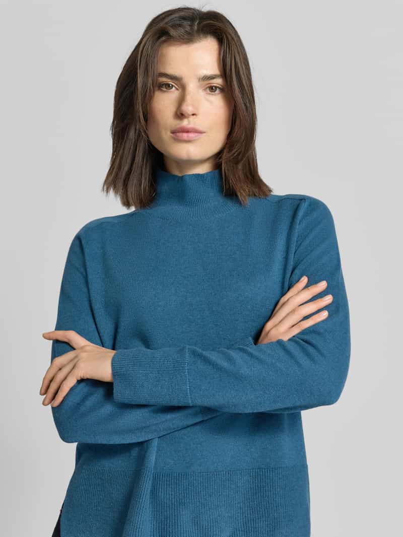 Tom Tailor Regular fit coltrui van een mix van katoen en kasjmier