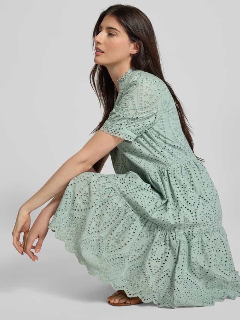 YAS Mini-jurk met broderie anglaise model 'Holi'
