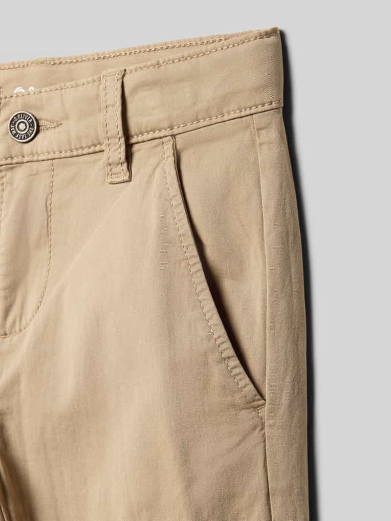s.Oliver RED LABEL Slim fit chino van katoenmix