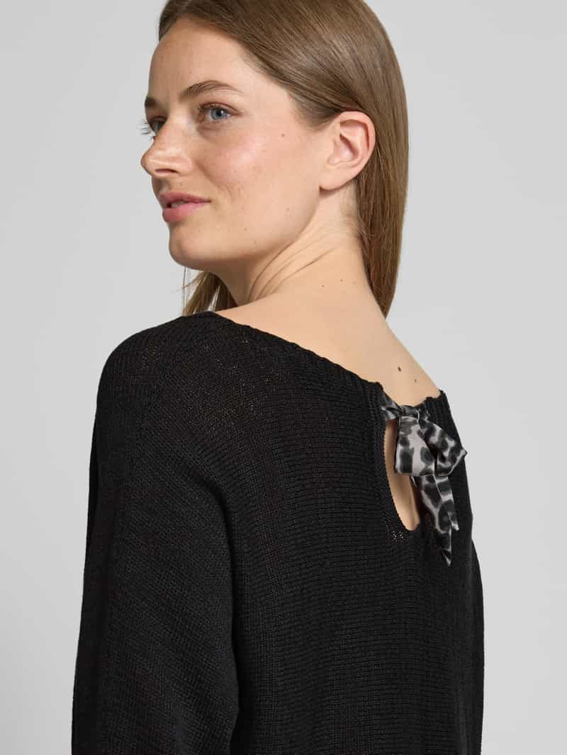 comma Gebreide pullover met boothals