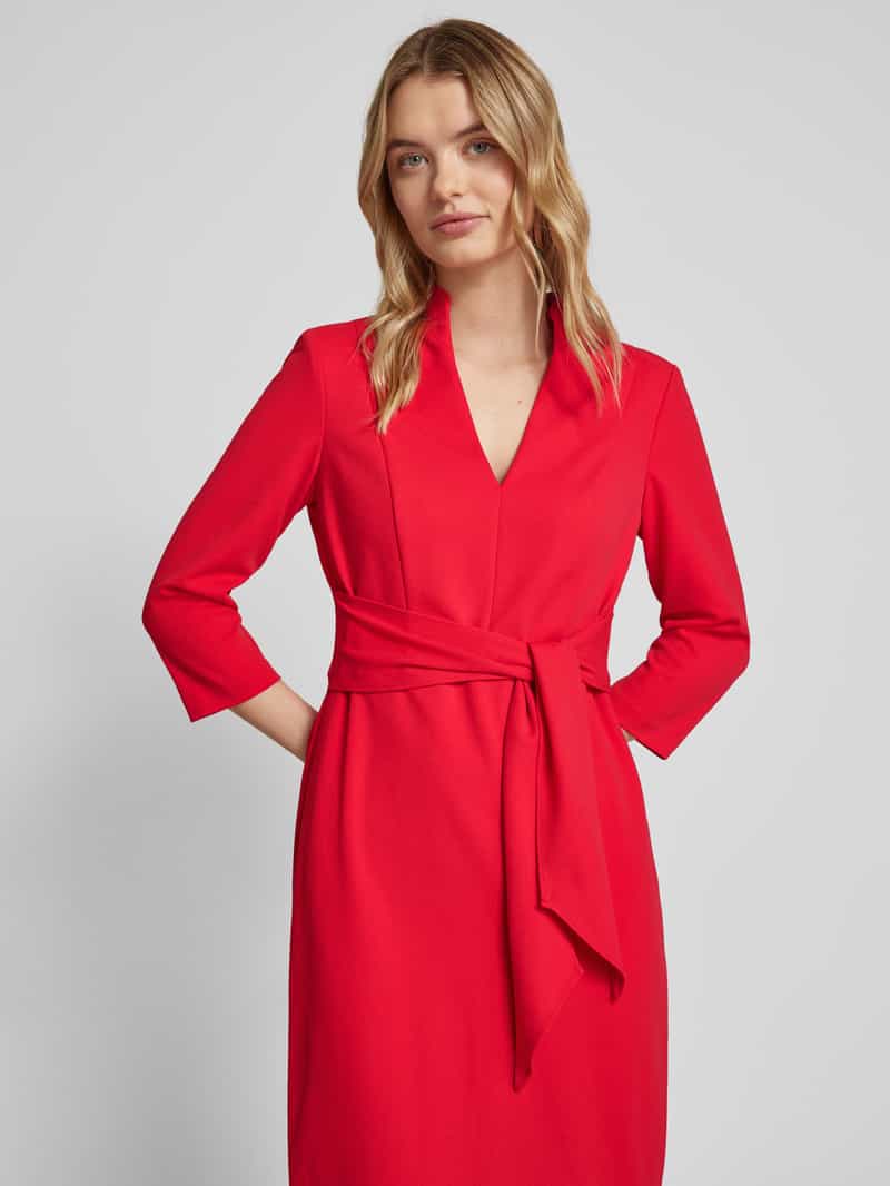Adrianna Papell Cocktailjurk met strikceintuur