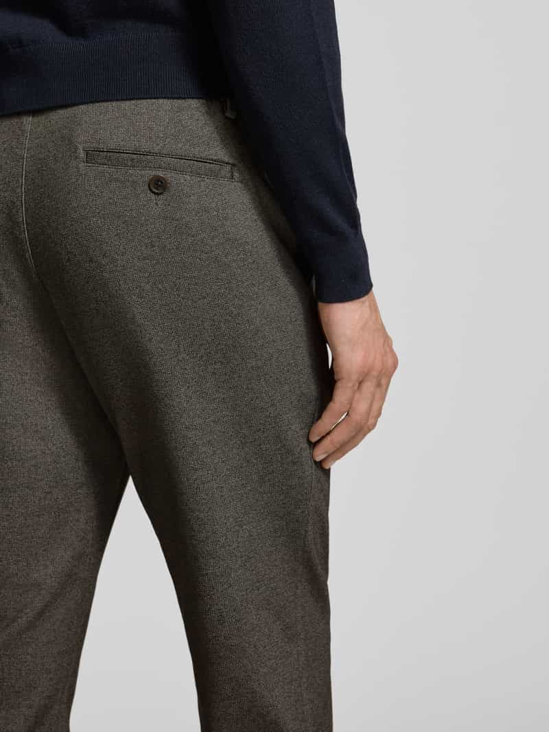 Christian Berg Men Regular fit stoffen broek met viscose
