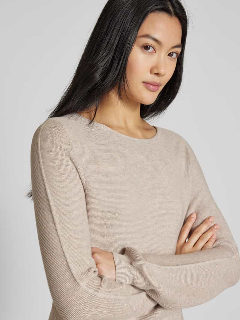 Christian Berg Woman Gebreide pullover met ballonmouwen