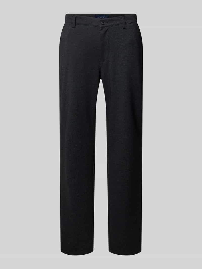 Christian Berg Men Regular fit stoffen broek met viscose