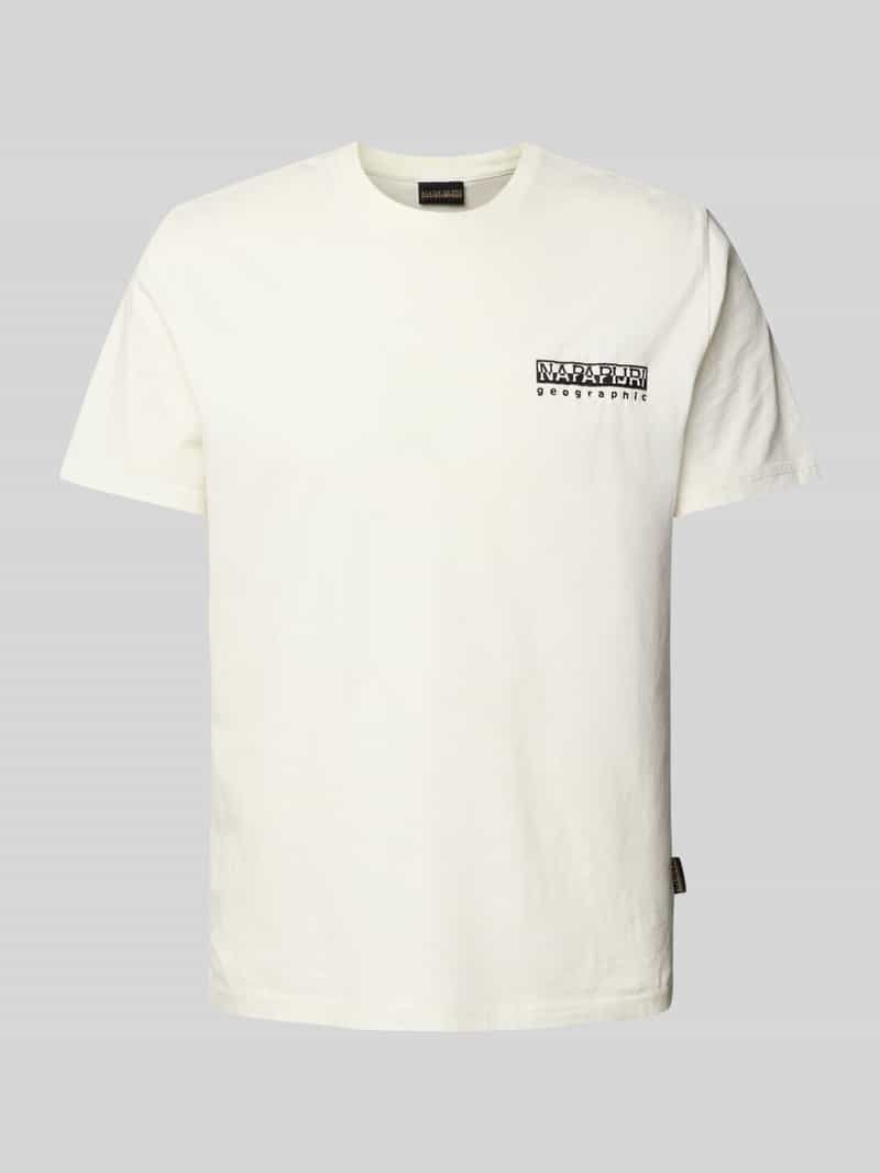 Napapijri Shirt met korte mouwen S-VIGNONI BACK SS Met een ronde hals