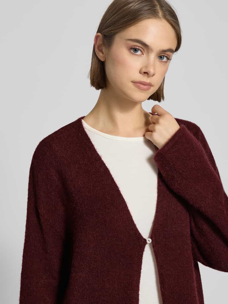 Gina Tricot Relaxed fit lange gebreide jas met alpaca