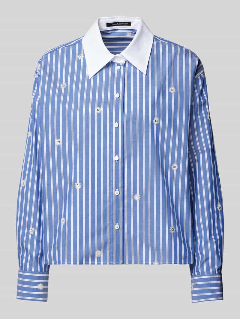 LUISA CERANO Overhemdblouse met pailletten