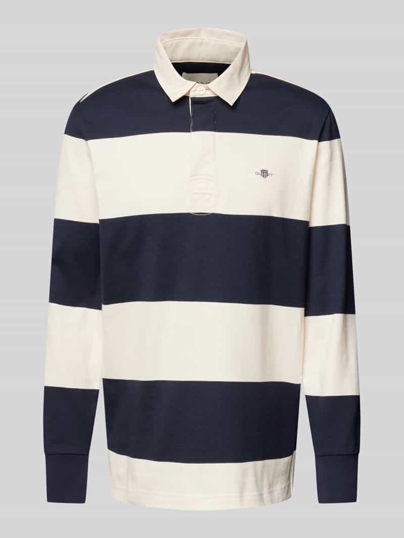 Gant Sweatshirt met polokraag model 'RUGGER'