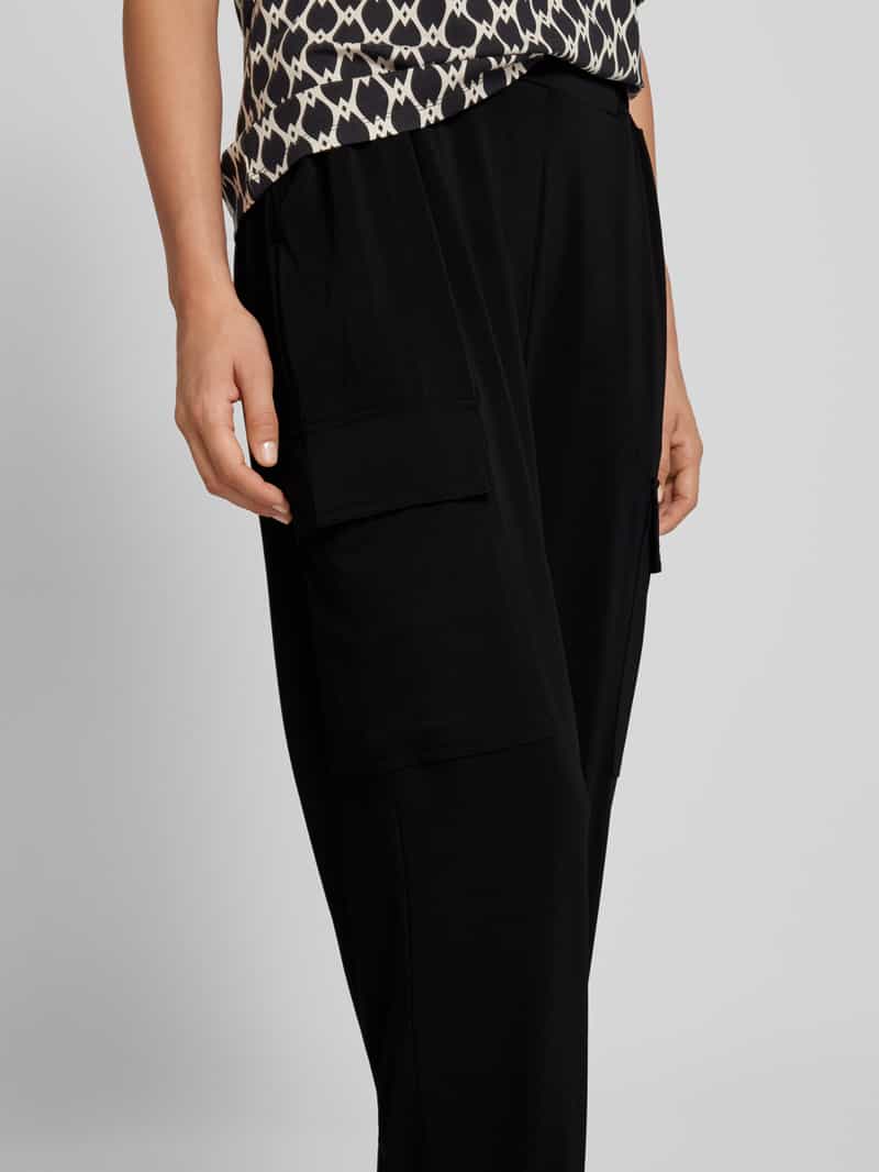Betty Barclay Tapered fit cargobroek met elastische band