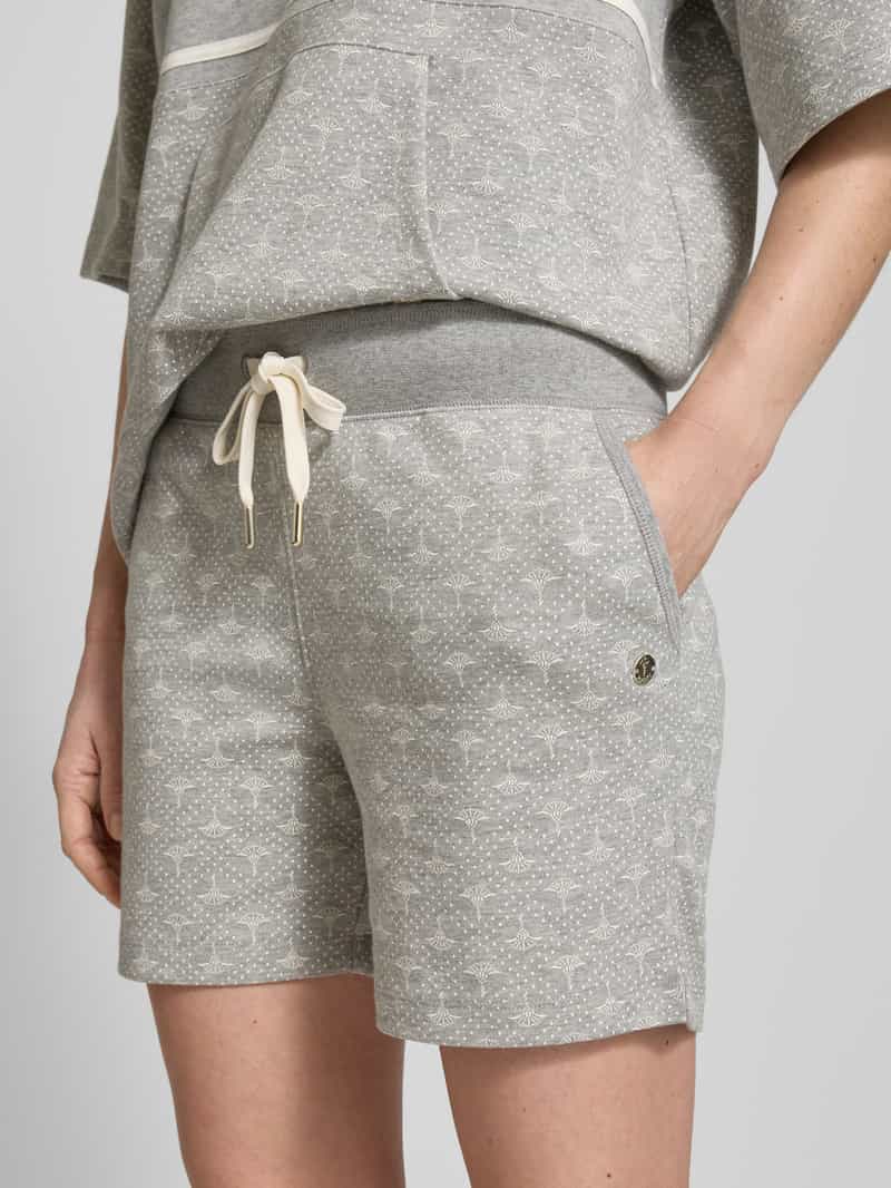 Joop! Sweatshorts met steekzakken opzij