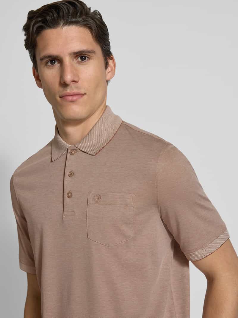 Bugatti Poloshirt met borstzak