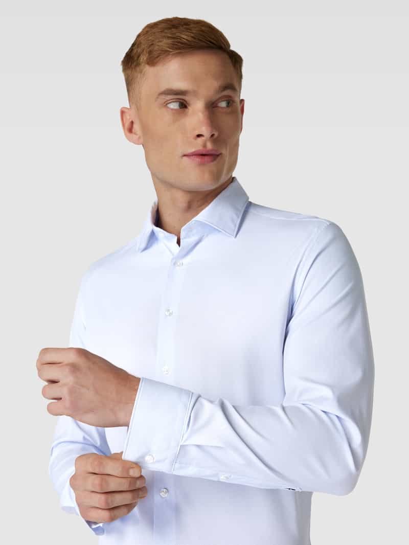 seidensticker Slim fit zakelijk overhemd met kentkraag