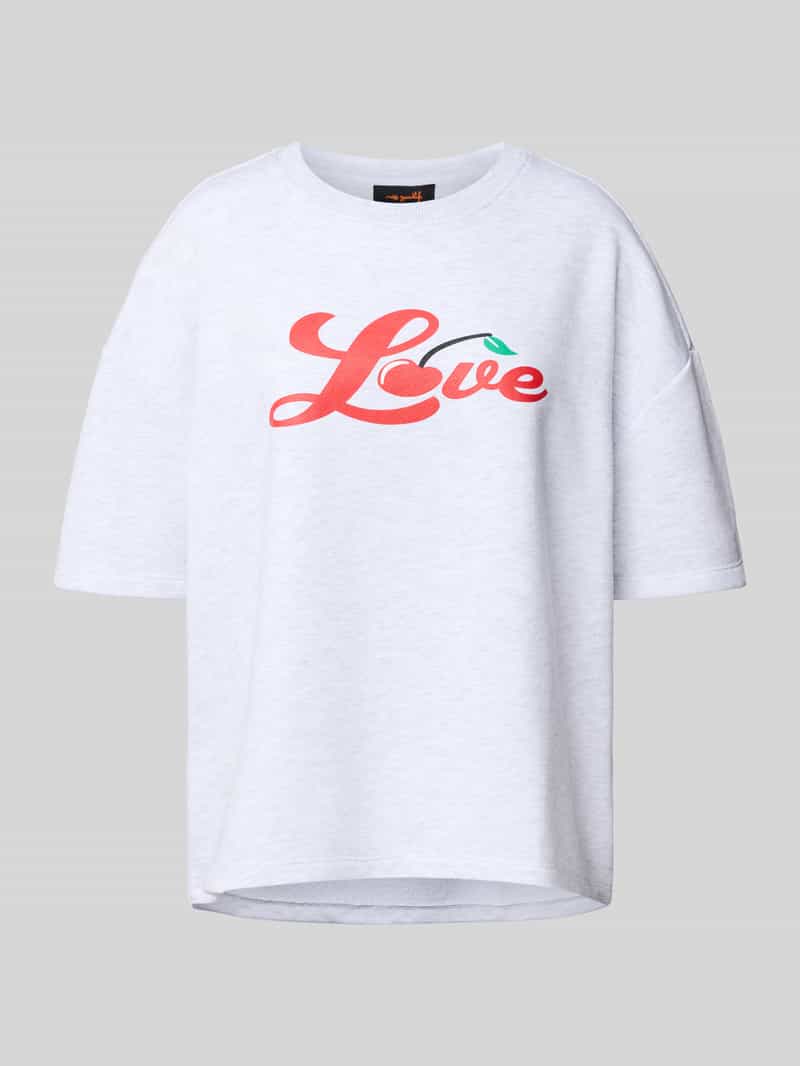 miss goodlife Sweatshirt met 1 2-mouwen en ronde hals