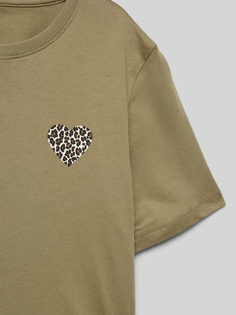 Only Regular fit T-shirt van puur katoen model 'REX'