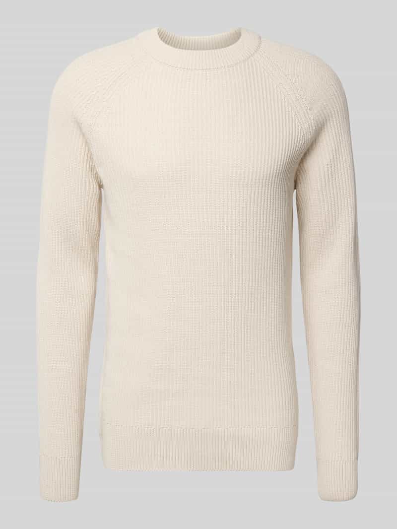 casual friday Gebreide pullover met ronde hals model 'Kristian'