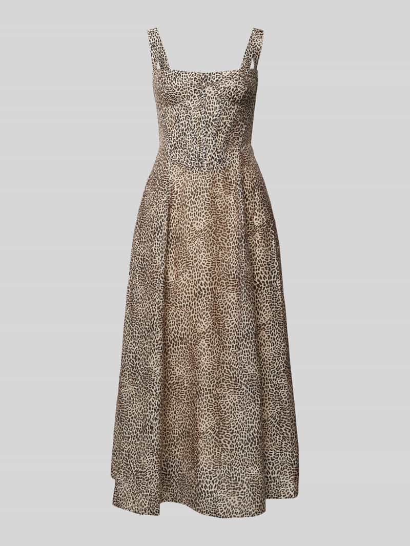 bardot Cocktailjurk met vierkante hals model 'LILAH'