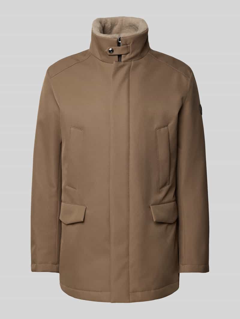 JOOP! Collection Lange jas met klepzakken model 'DARRY'