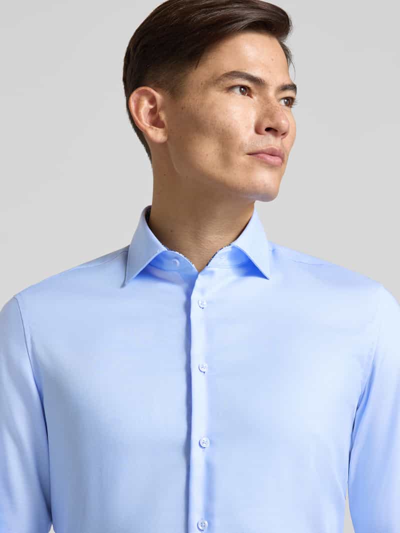 seidensticker Slim fit zakelijk overhemd met kentkraag model 'New Kent'