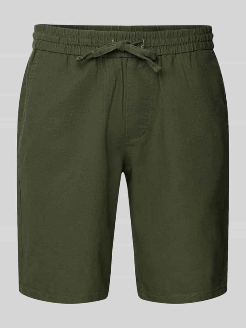 Only & Sons Korte broek van een mix van katoen en linnen model 'LINUS'