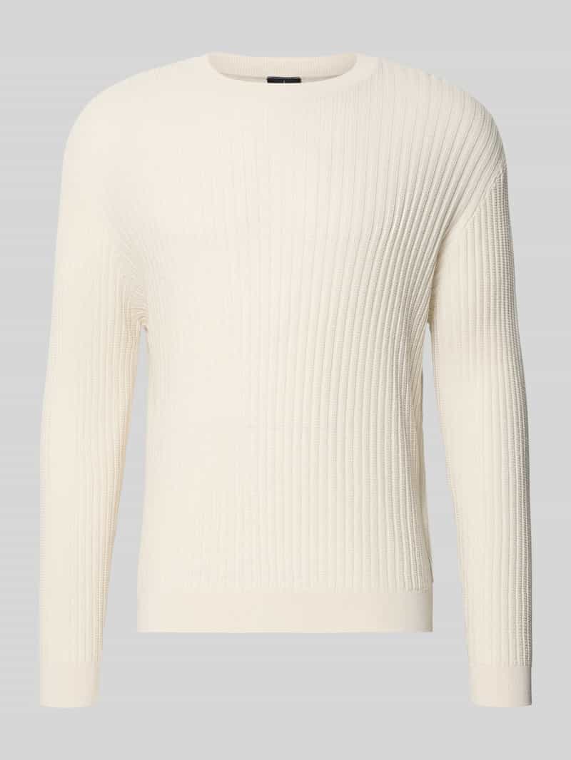 Slim Fit trui met brei-look