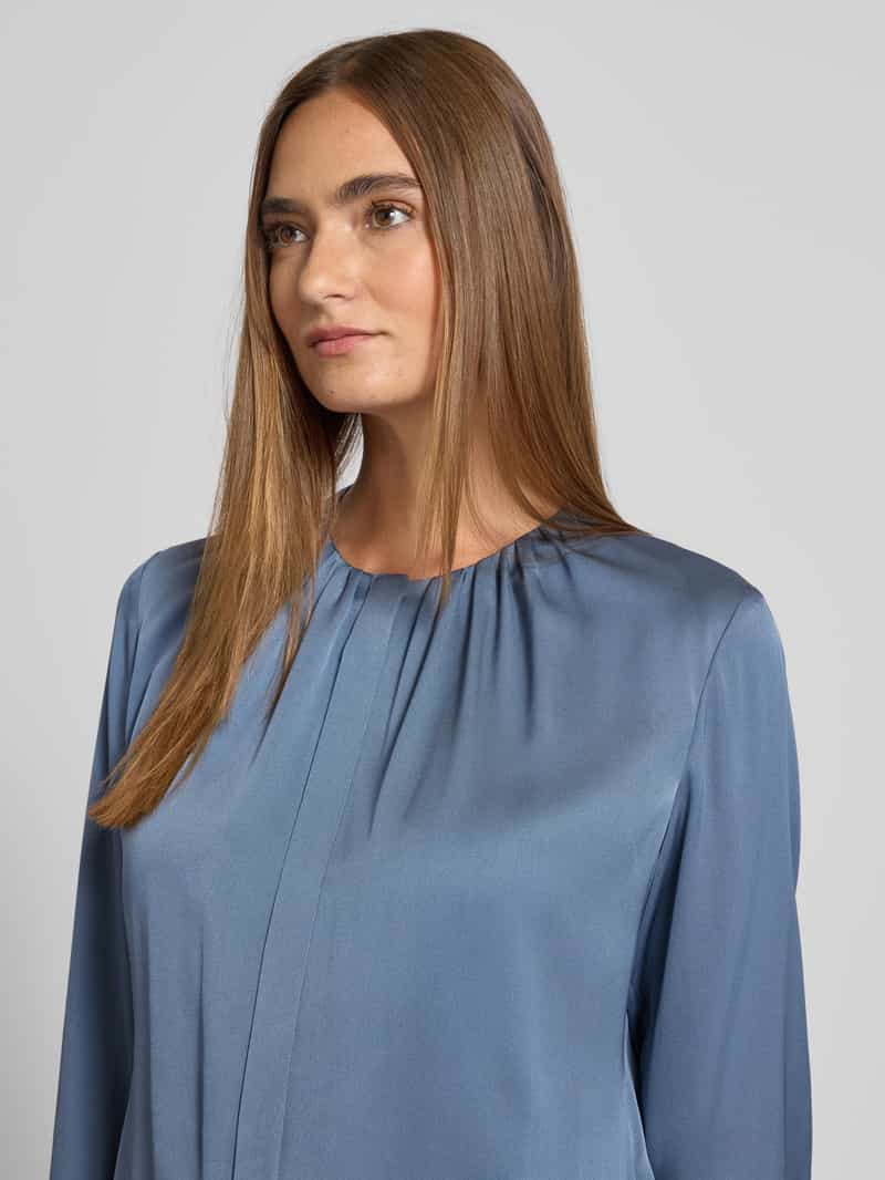 Boss Regular fit blouse met lange mouwen van zijdemix model 'BANORAH'