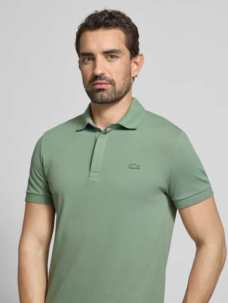 Lacoste Regular fit poloshirt van katoenmix