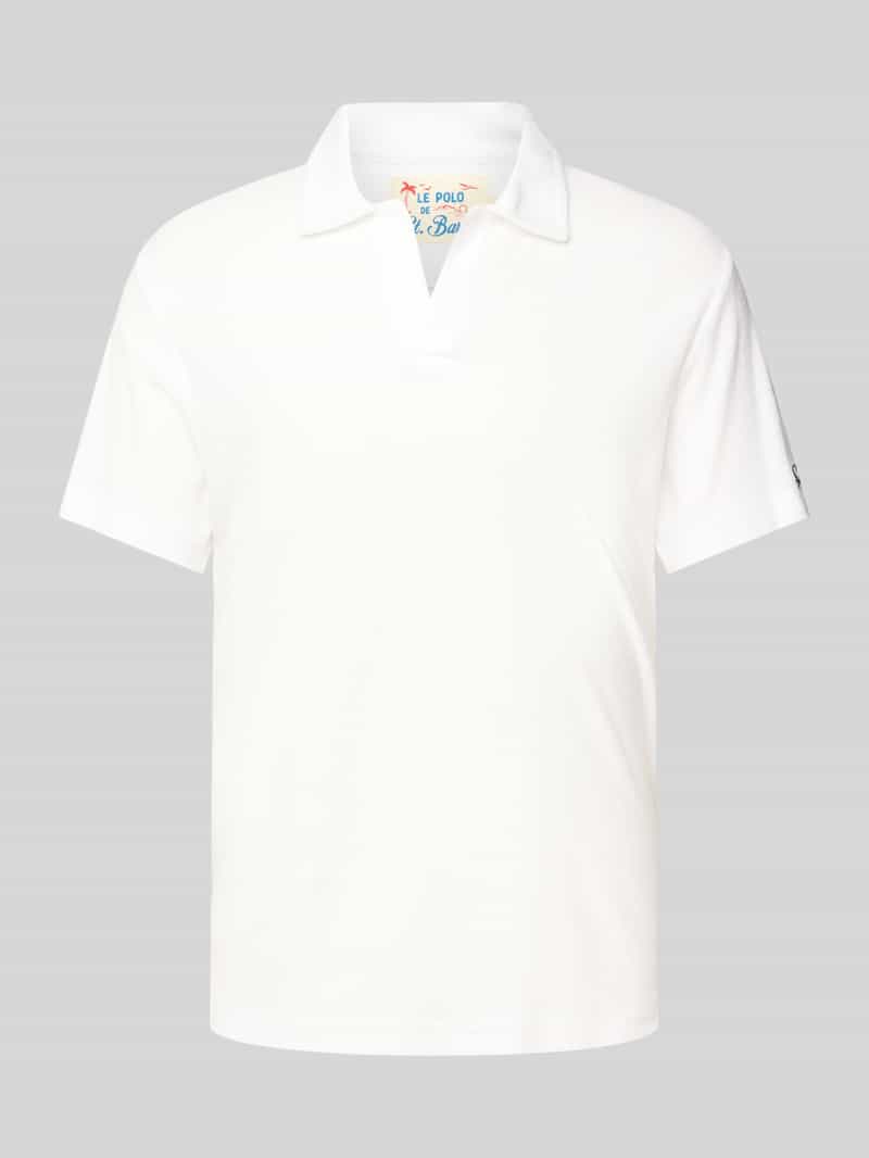 MC2 Saint Barth Slim fit poloshirt met V-hals model 'JEREMY TERRY'