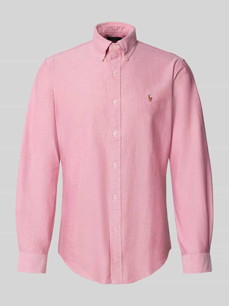 Polo Ralph Lauren Regular fit vrijetijdsoverhemd met logostitching model 'Cub'