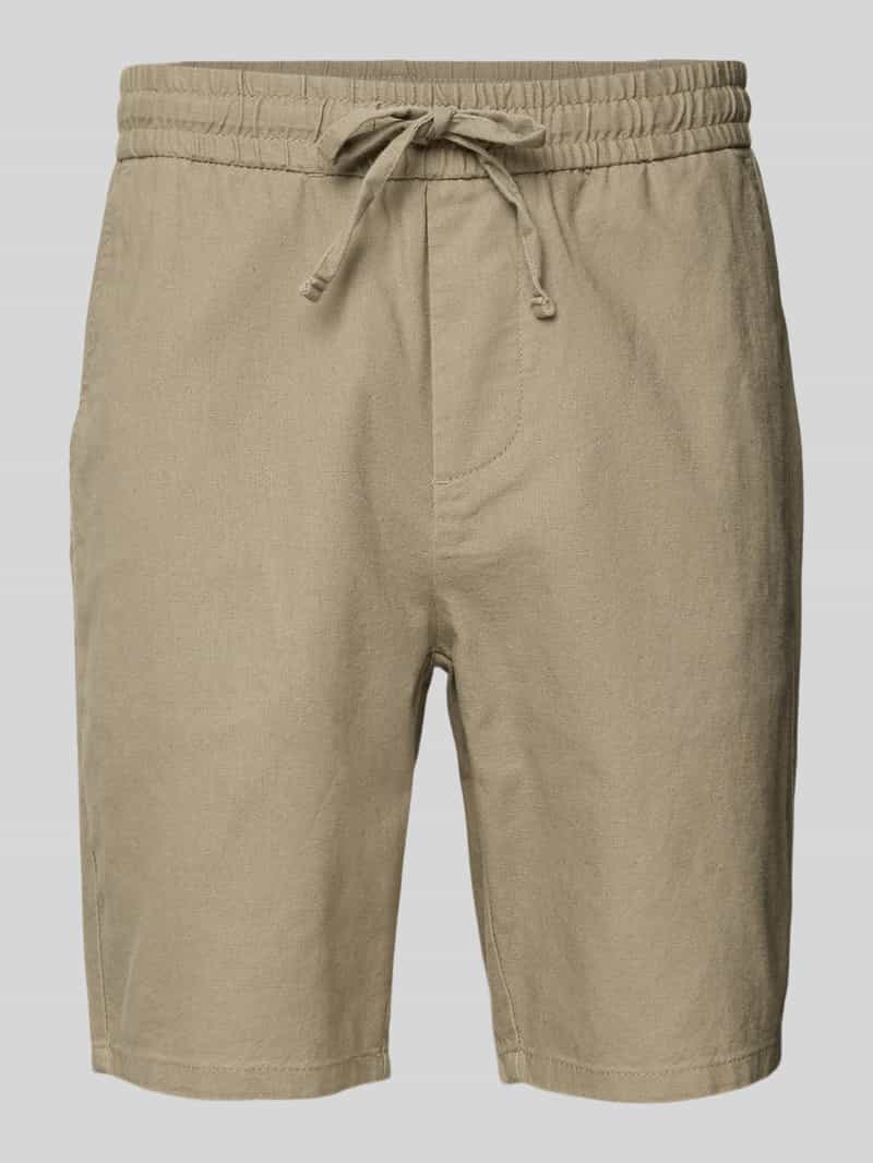 Only & Sons Korte broek van een mix van katoen en linnen model 'LINUS'