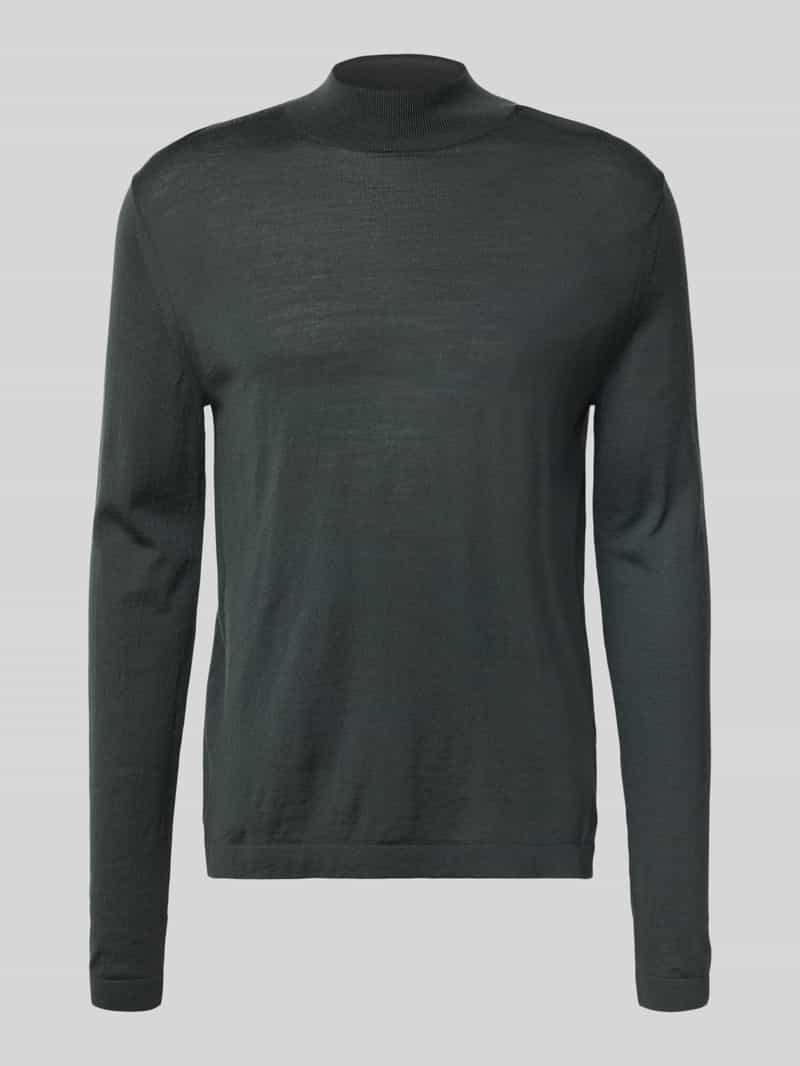 Tiger Of Sweden Gebreide pullover van merinowol met opstaande kraag model 'Tern'