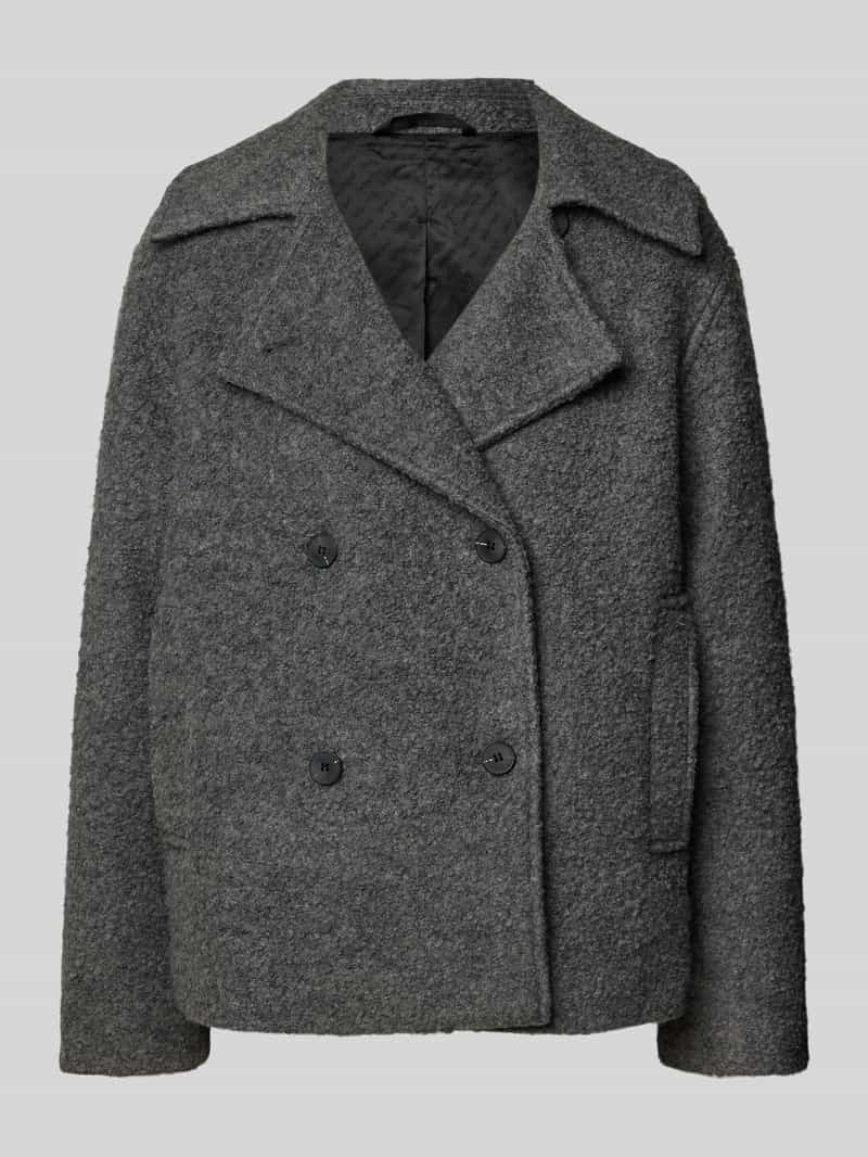 Selected Femme Regular fit wollen jack met dubbele knoopsluiting model 'ALMA'