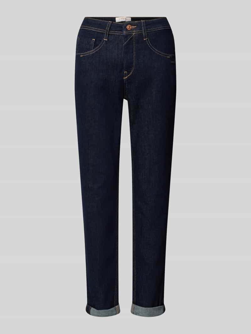 GANG Slim fit jeans met omslagafwerking
