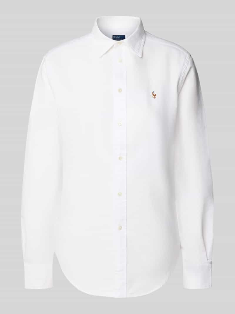 Polo Ralph Lauren Regular fit overhemdblouse met logostitching