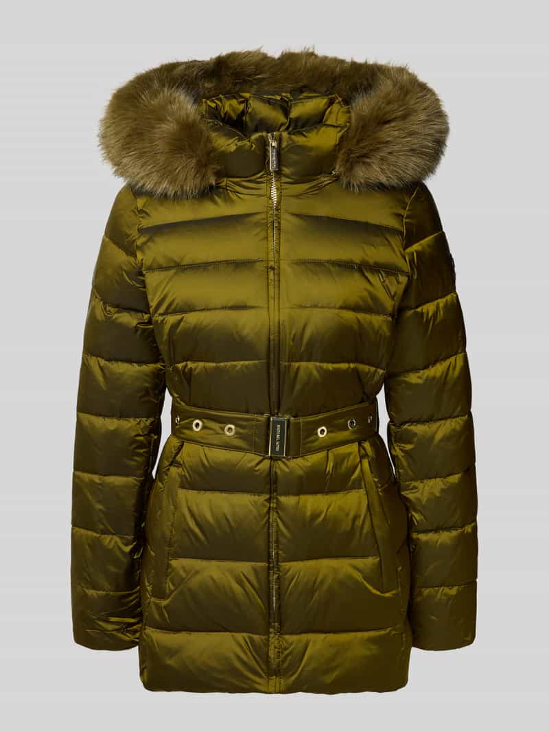MICHAEL Kors Gewatteerd jack met imitatiebont model 'Trimmed'