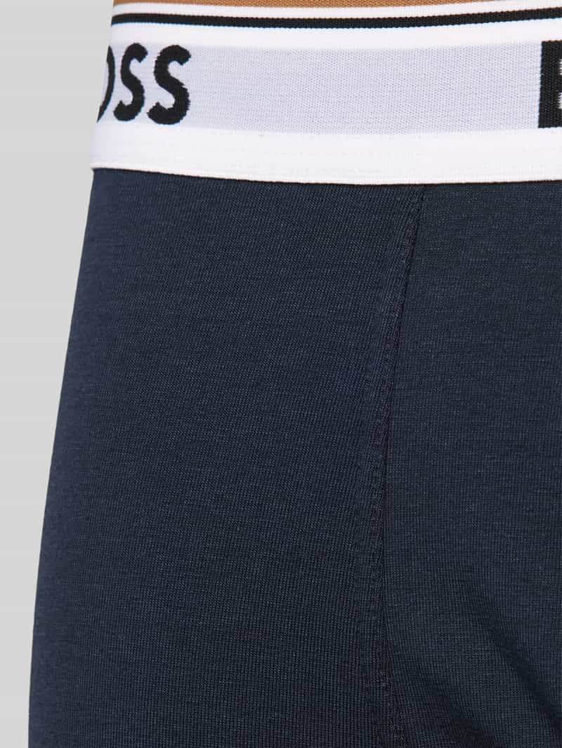 Boss Boxershort met elastische logoband in een set van 3 stuks