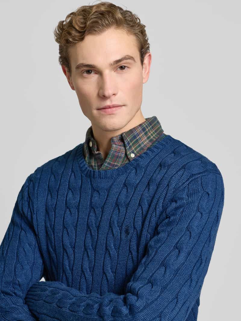 Polo Ralph Lauren Gebreide pullover met labelstitching