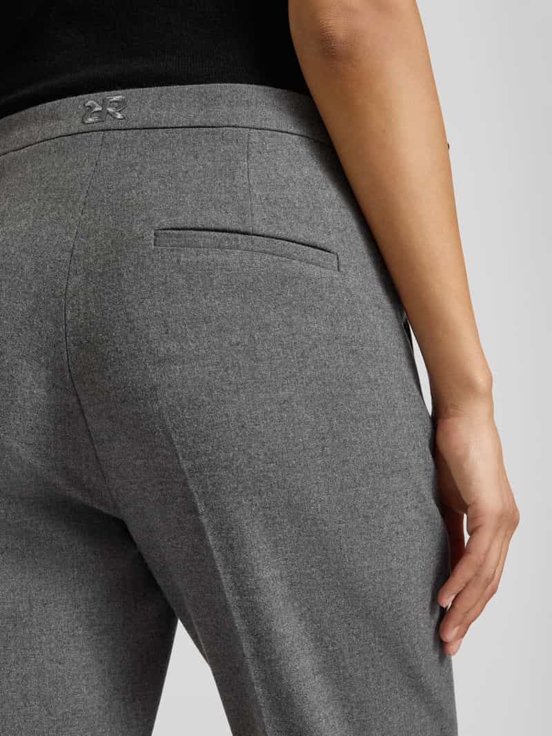 RAFFAELLO ROSSI Regular fit stoffen broek met persplooien model 'DORO'