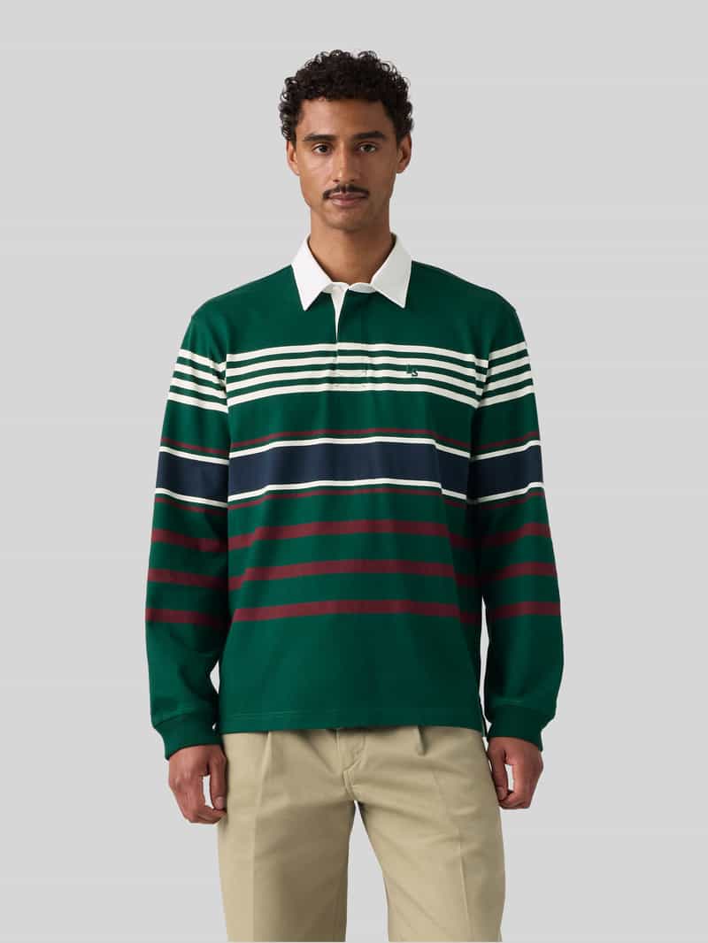 Levi's relaxed fit poloshirt van puur katoen model 'STRIPPED RUGBY'