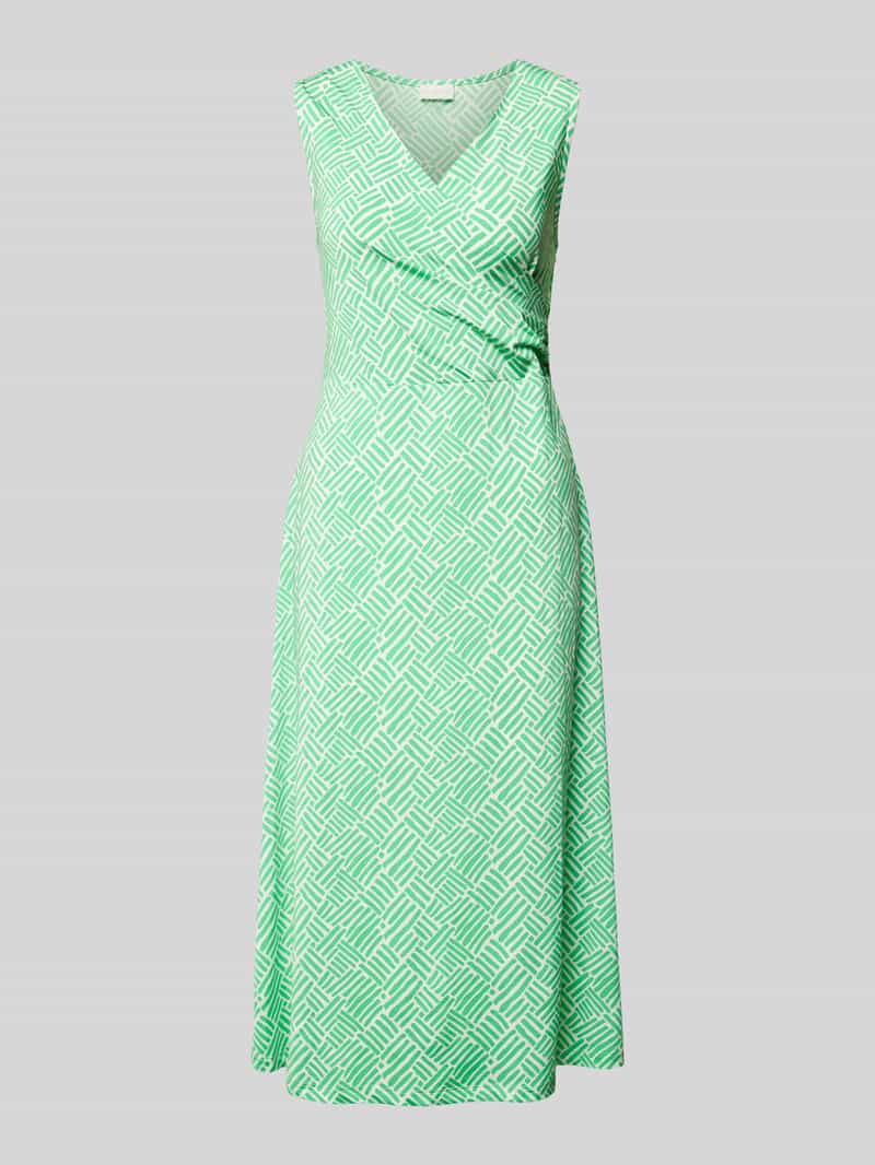 milano italy Midi-jurk met all-over motief